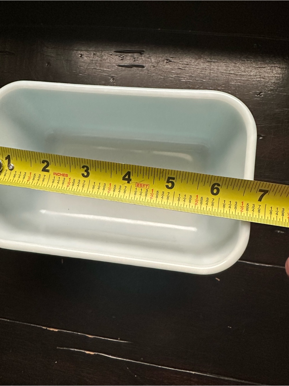 Vintage Pyrex 0502 Blue Refrigerator Dish 1.5 Pt No Lid Primary Blue Fridgie MCM - Picture 6 of 7